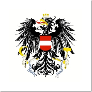 Show Off Your Austrian Heritage with Our Coat of arms tee. Flaunt Your Pride in Style! Posters and Art